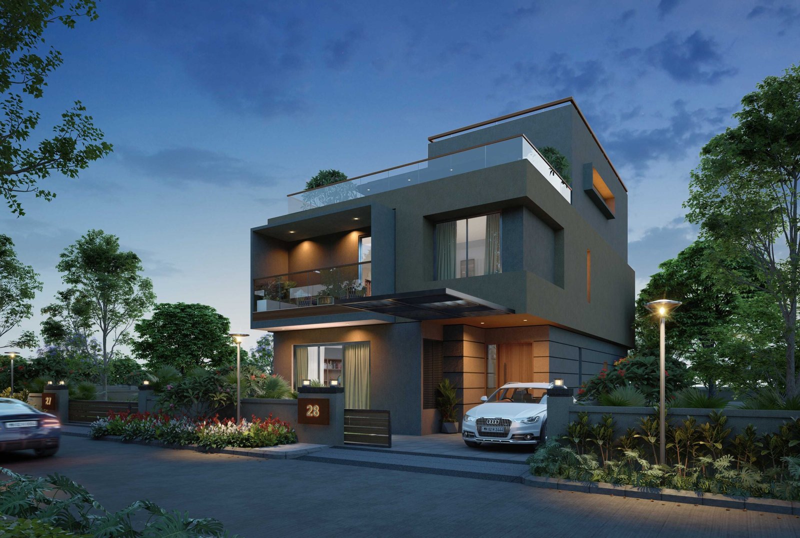 Individual Villa Night