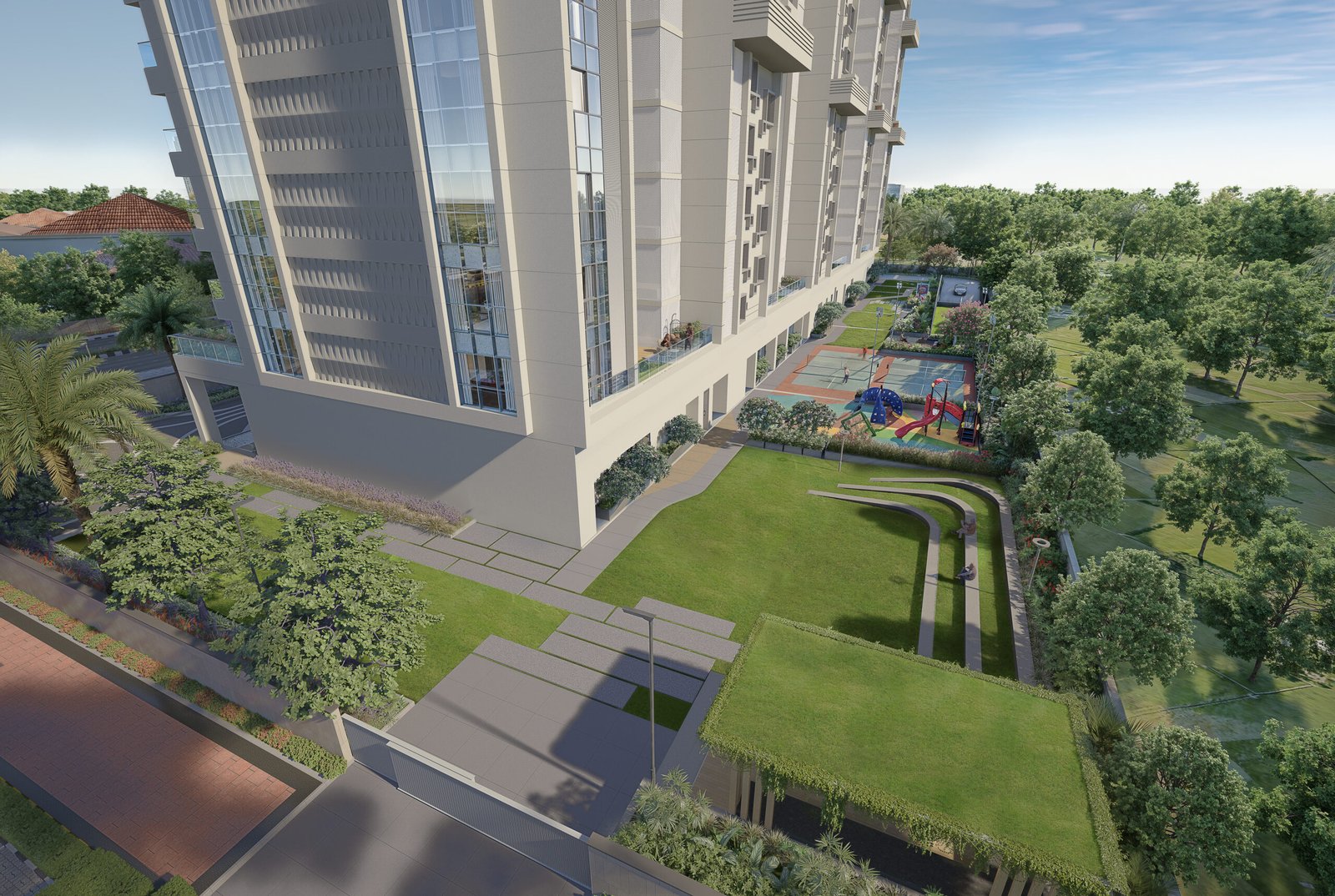 Back Side All Amenities View