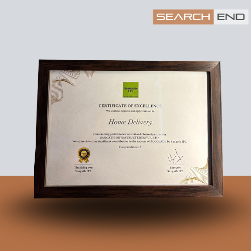 Certification Of Appreciation Of Sangath Group